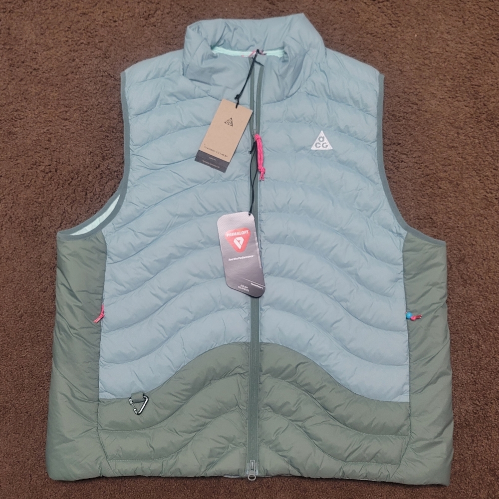 Nike ACG Mens Therma-FIT ADV Vest Lava Flow Cannon Mint Foam HV0605-017